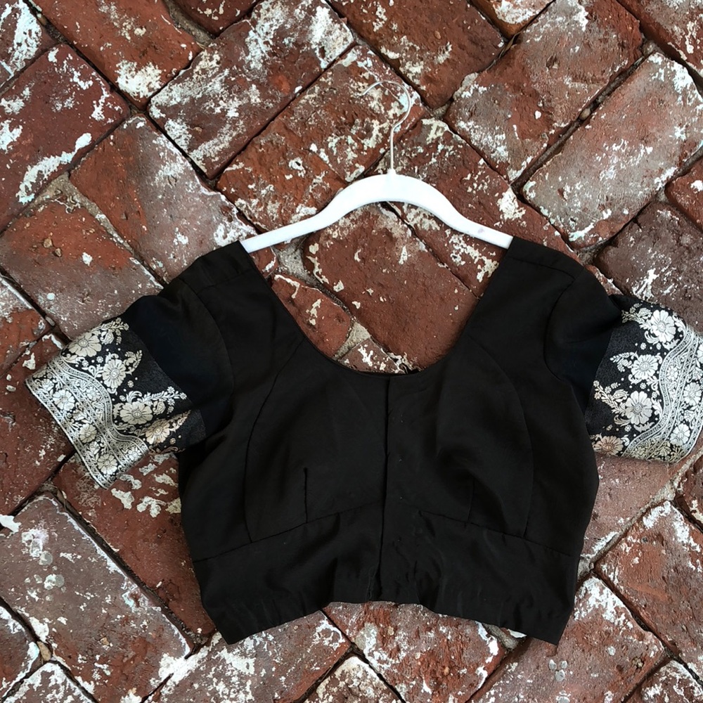 Handmade crop blouse